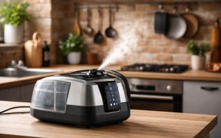 cuisine-moderne-vapeur-mur-briques