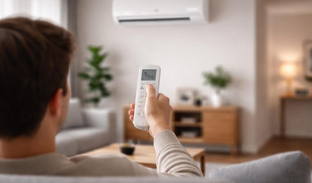 personne-dos-salon-moderne-climatiseur