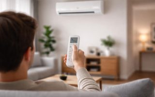 personne-dos-salon-moderne-climatiseur