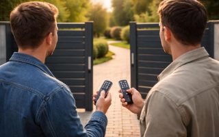 personnes-dos-portail-telecommandes-jardin