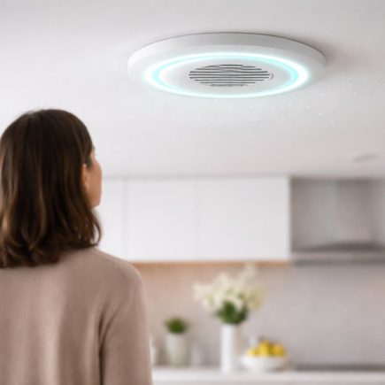 personne-cuisine-moderne-ventilation-plafond